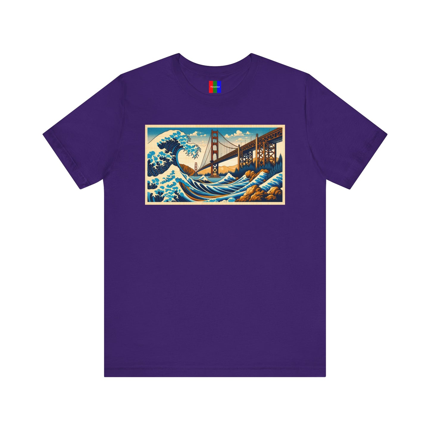 2. Golden Gate Bridge San Francisco USA from Landmarks Collection - Unisex T-shirt