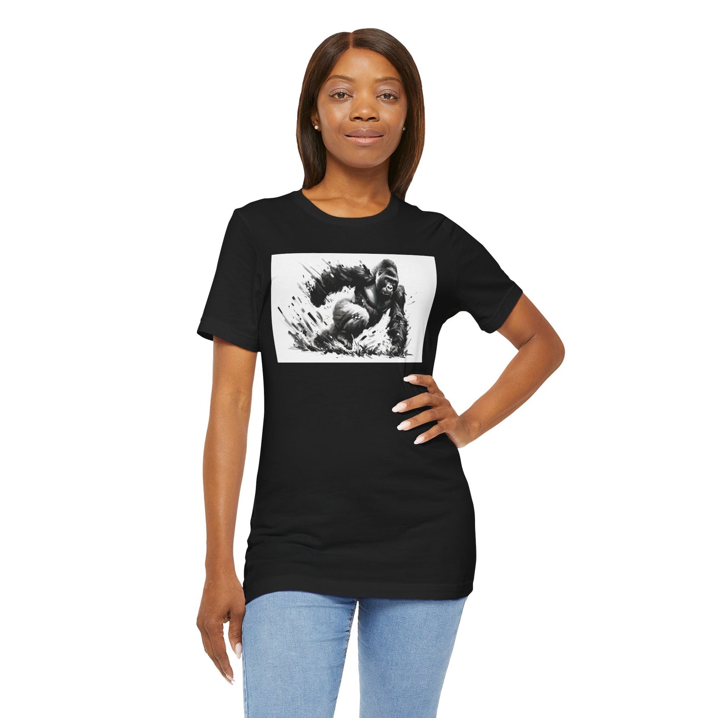 1. Cross River Gorilla From Endangered Species Collection - Unisex T-shirt