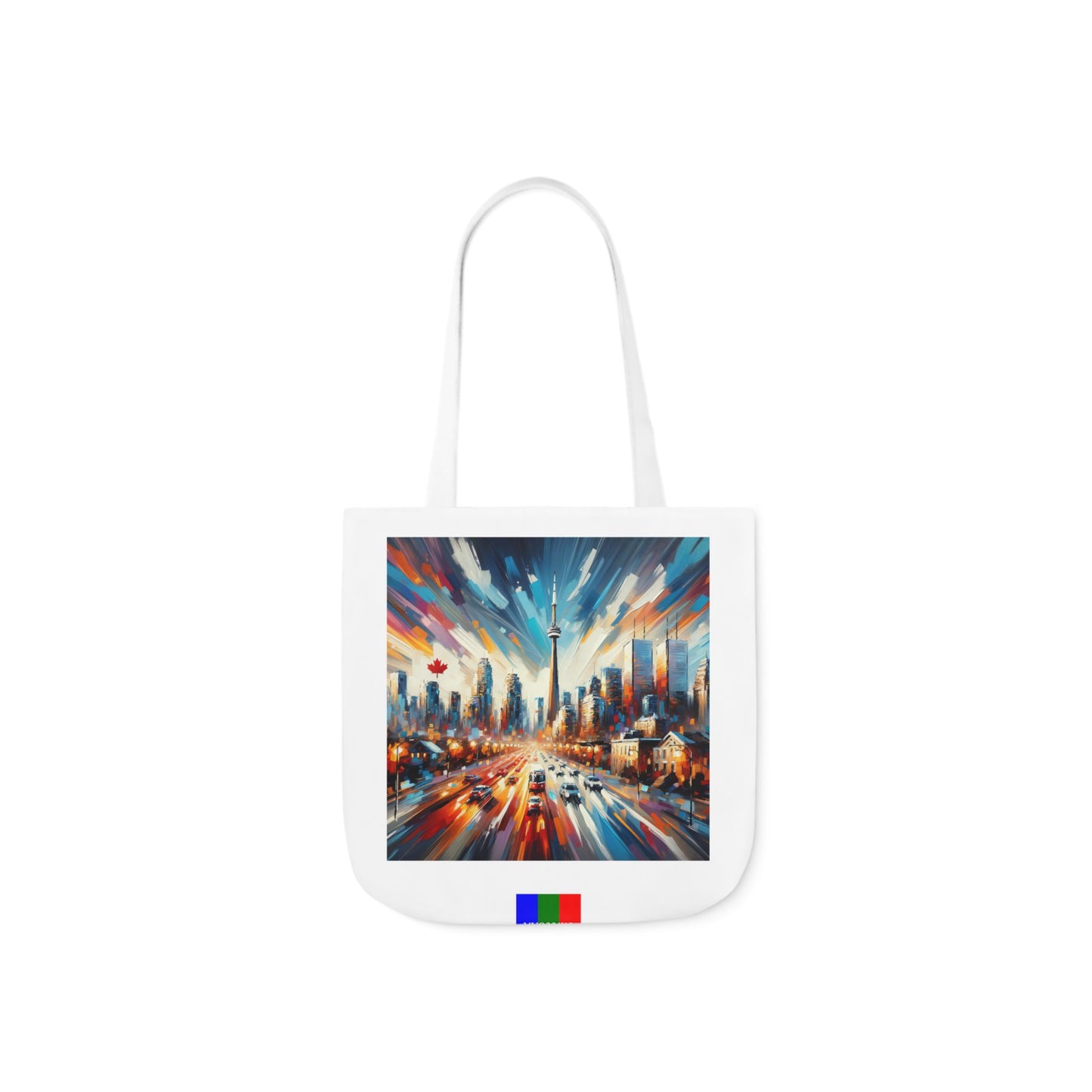 Toronto Flip Canvas Tote Bag