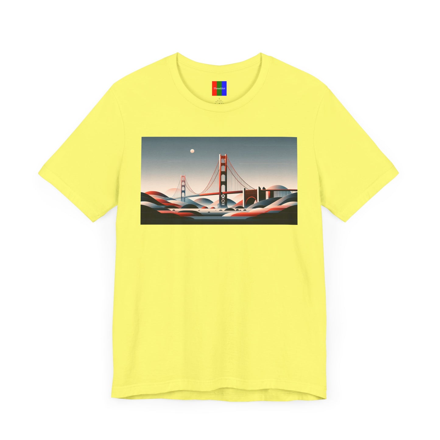 1. Golden Gate Bridge San Francisco USA from Landmarks Collection - Unisex T-shirt