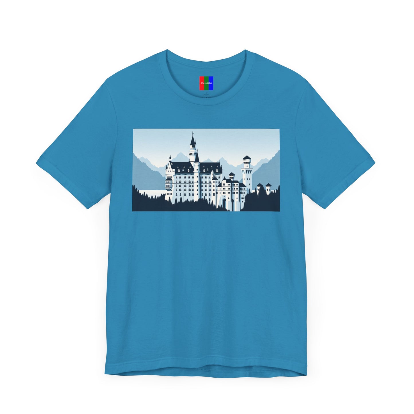 2. Neuschwanstein Castle Germany from Landmarks Collection - Unisex T-shirt