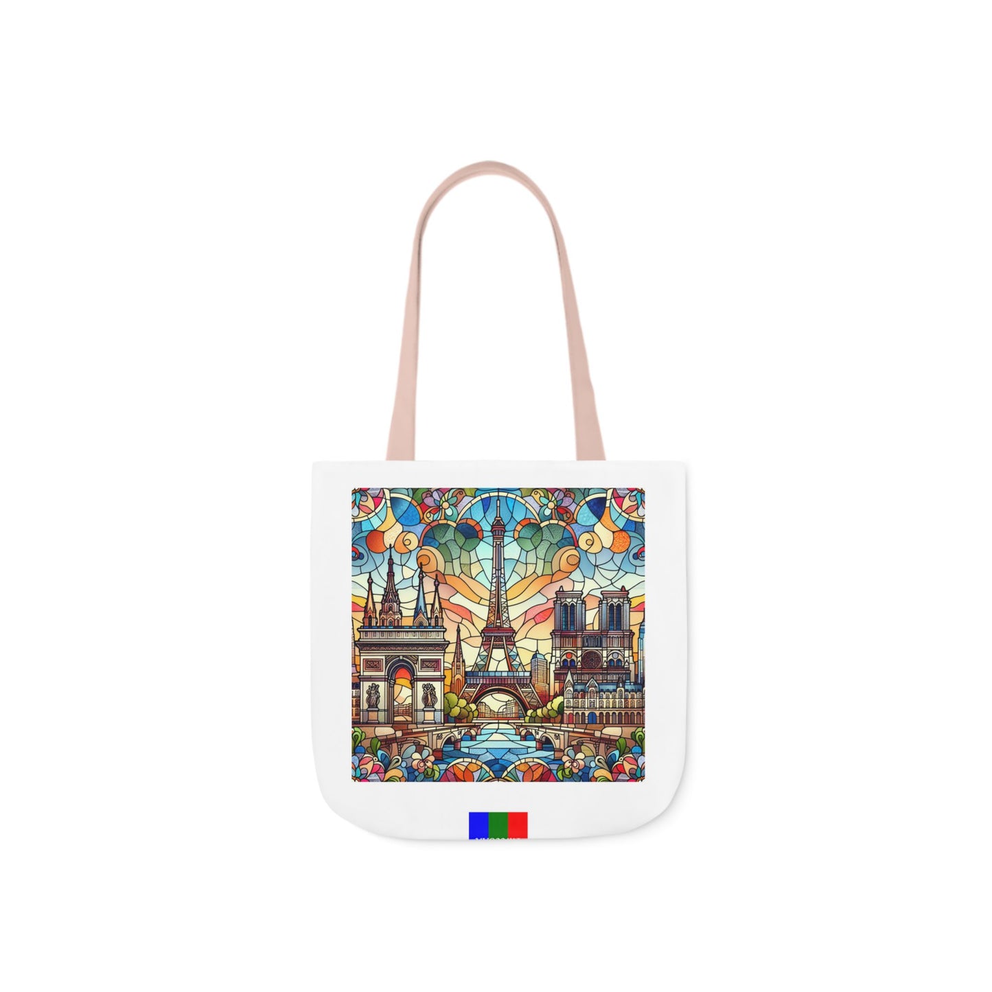 Paris Flip Canvas Tote Bag