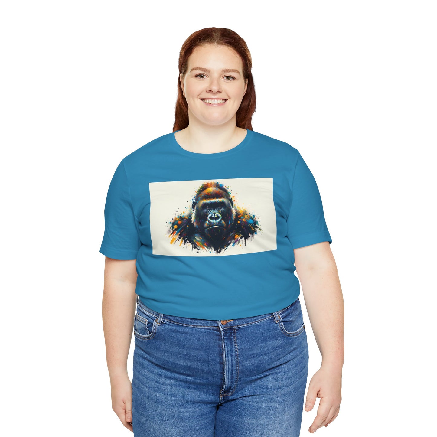 1. Lowland Gorilla From Endangered Species Collection - Unisex T-shirt