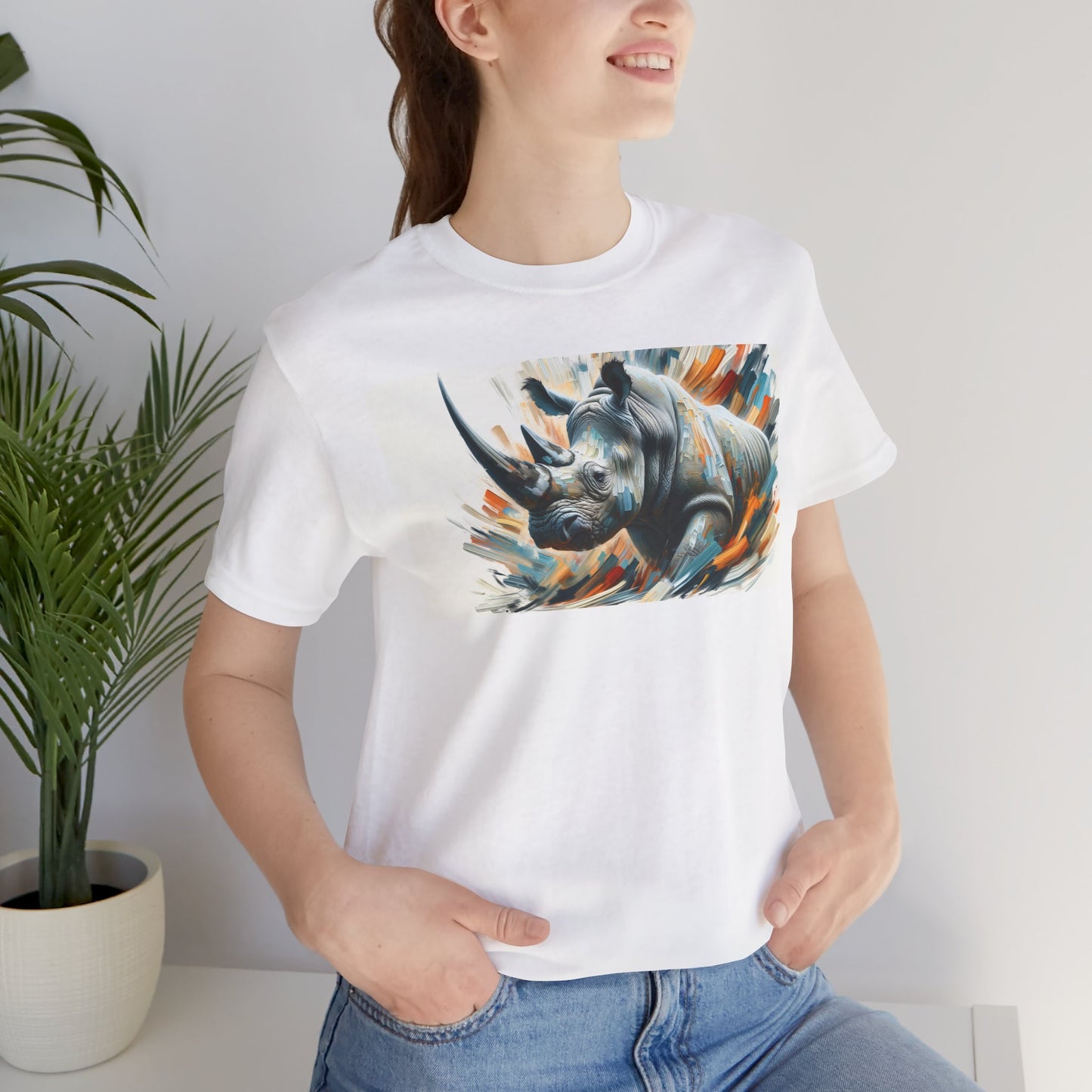 1. Black Rhino From Endangered Species Collection - Unisex T-shirt