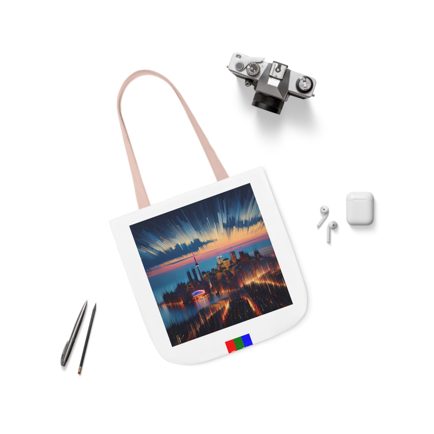 Toronto Flip Canvas Tote Bag