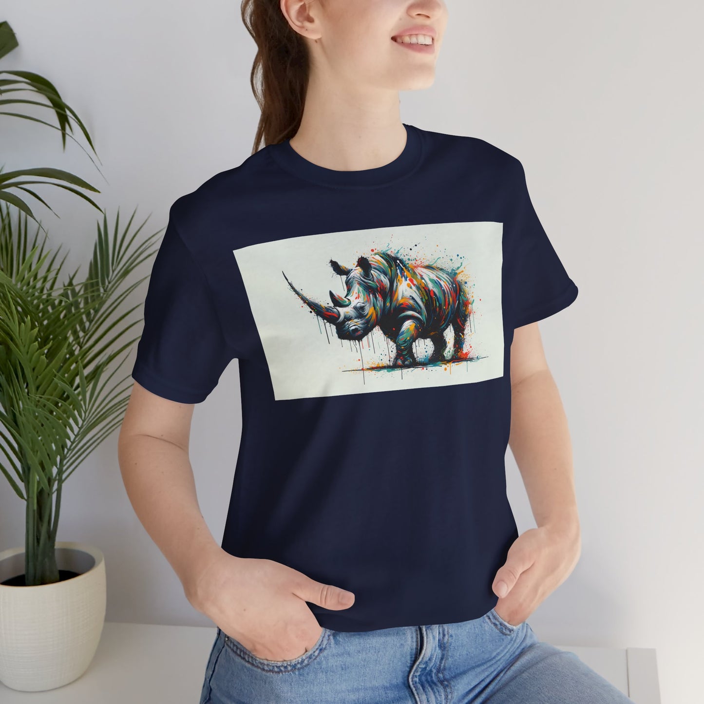 2. Black Rhino From Endangered Species Collection - Unisex T-shirt