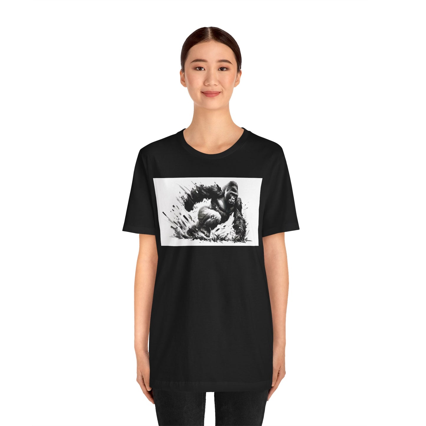 1. Cross River Gorilla From Endangered Species Collection - Unisex T-shirt