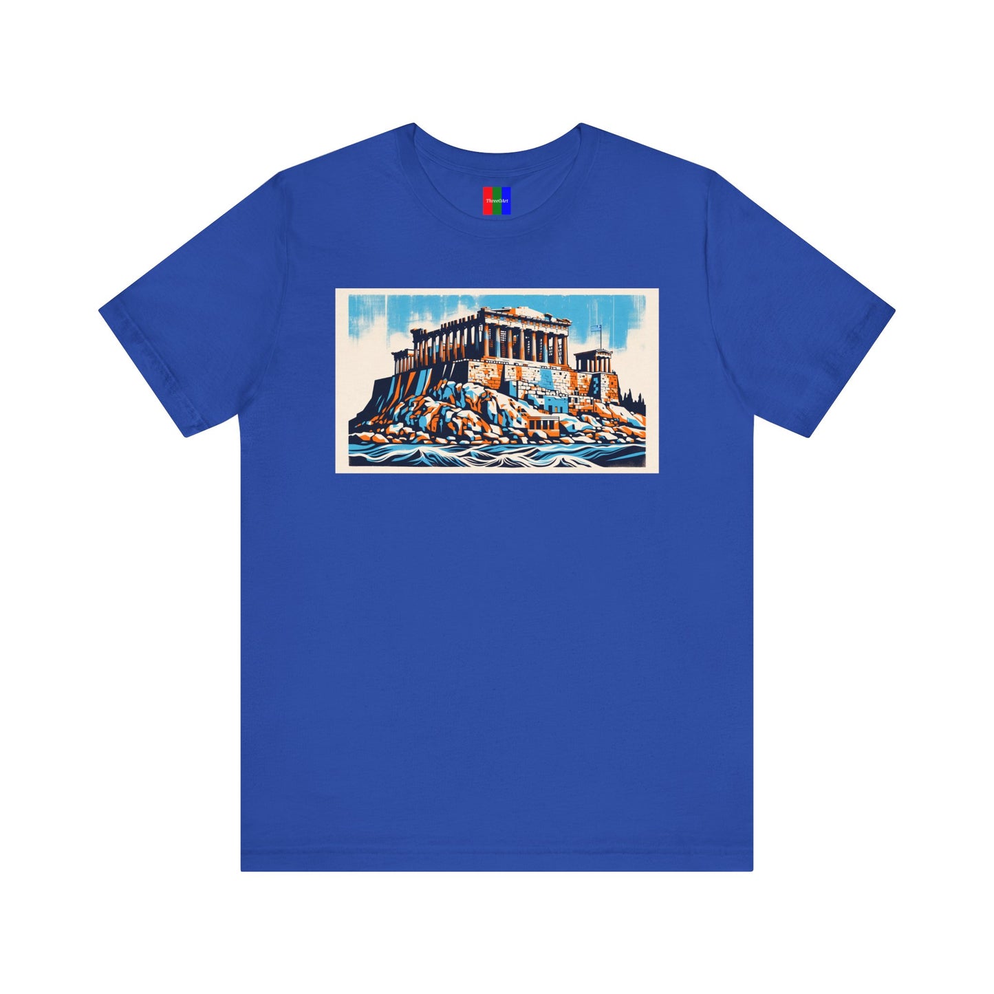 1. Acropolis of Athens Greece from Landmarks Collection - Unisex T-shirt