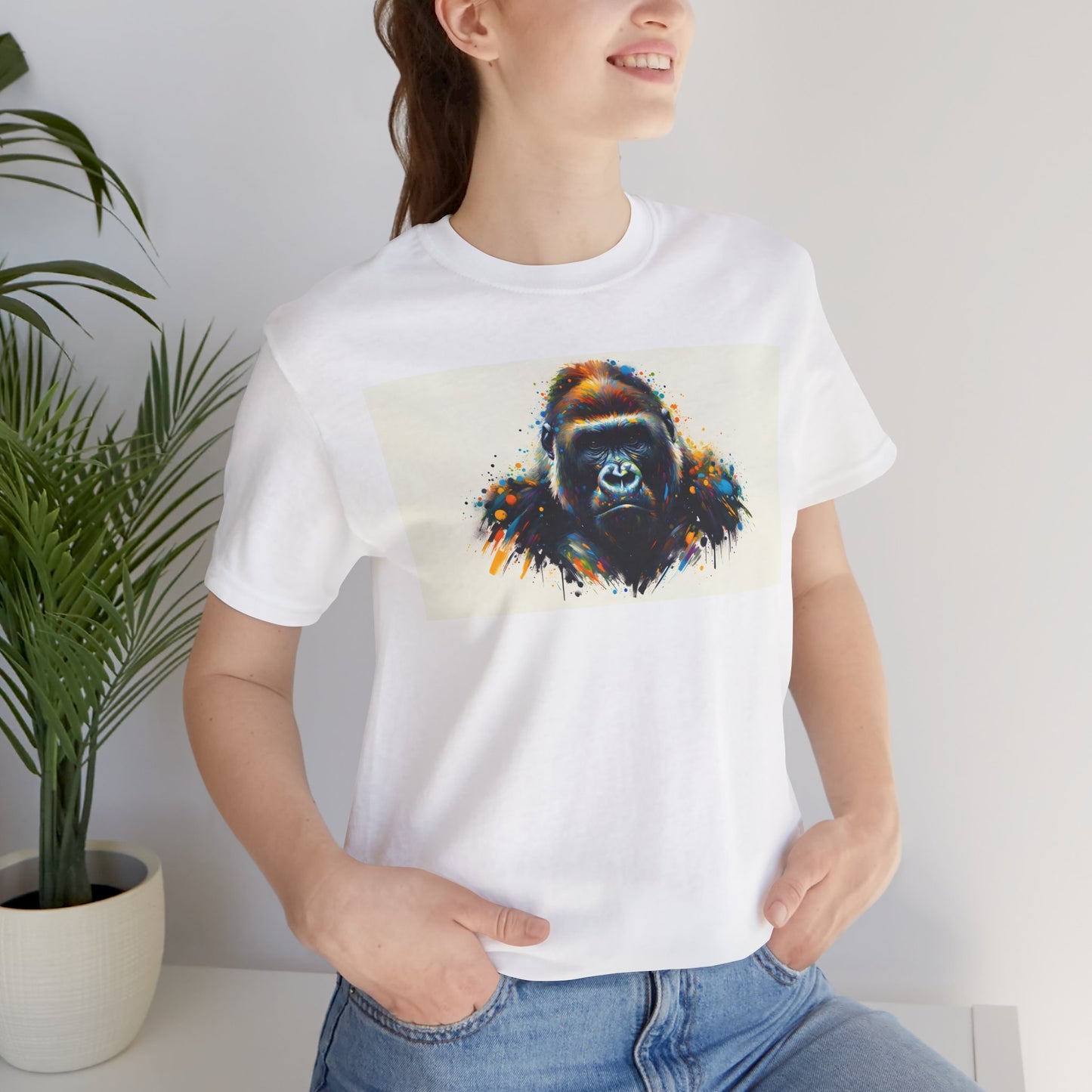 1. Lowland Gorilla From Endangered Species Collection - Unisex T-shirt