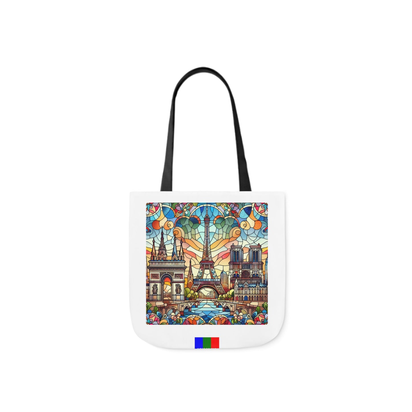 Paris Flip Canvas Tote Bag