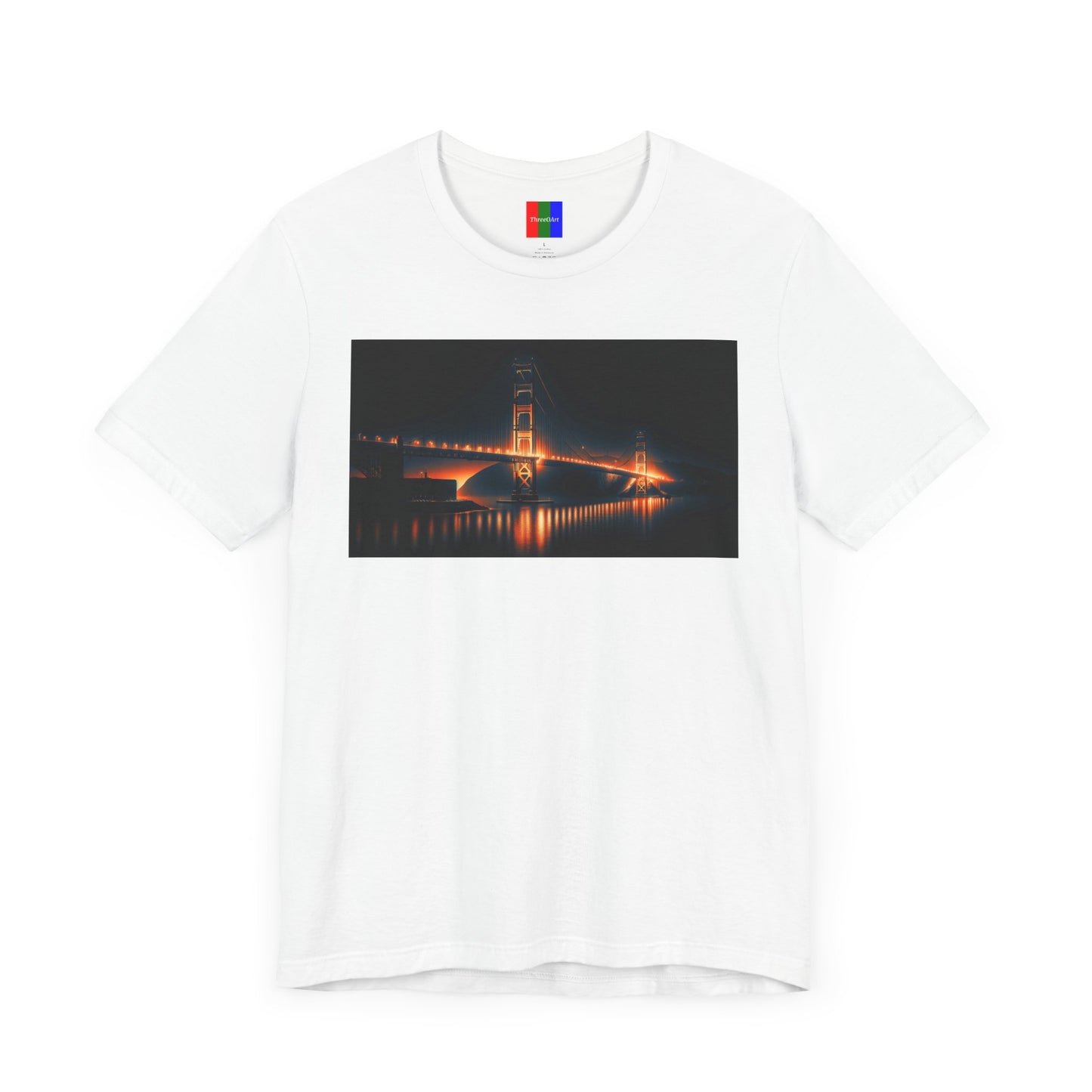 3. Golden Gate Bridge San Francisco USA from Landmarks Collection - Unisex T-shirt