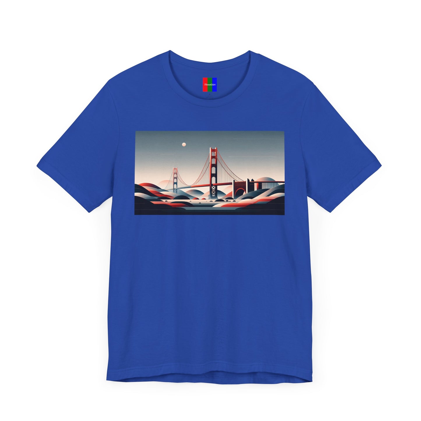 1. Golden Gate Bridge San Francisco USA from Landmarks Collection - Unisex T-shirt