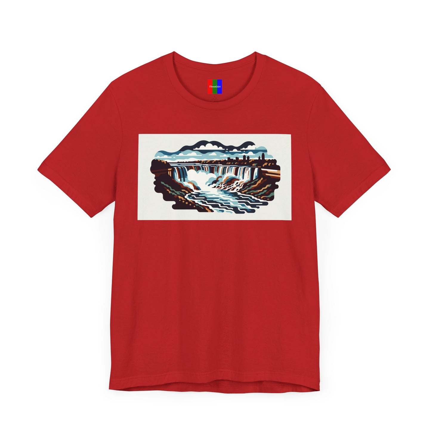 2. Niagara Falls USA Canada from Landmarks Collection - Unisex T-shirt