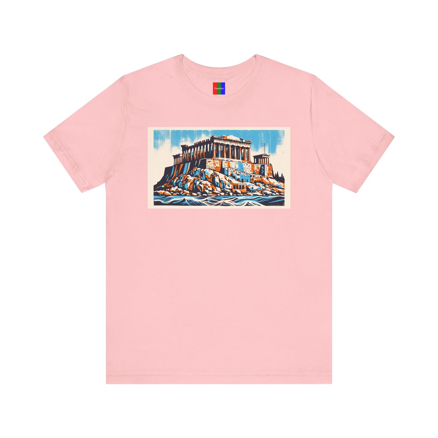 1. Acropolis of Athens Greece from Landmarks Collection - Unisex T-shirt