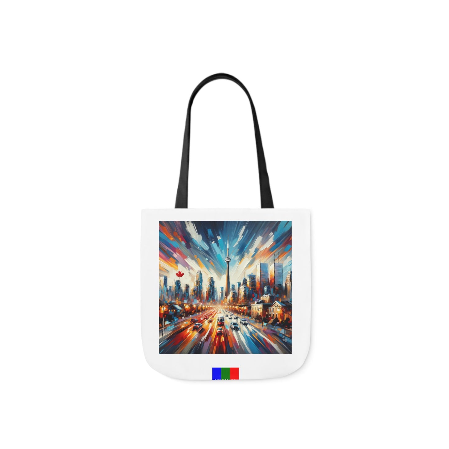 Toronto Flip Canvas Tote Bag