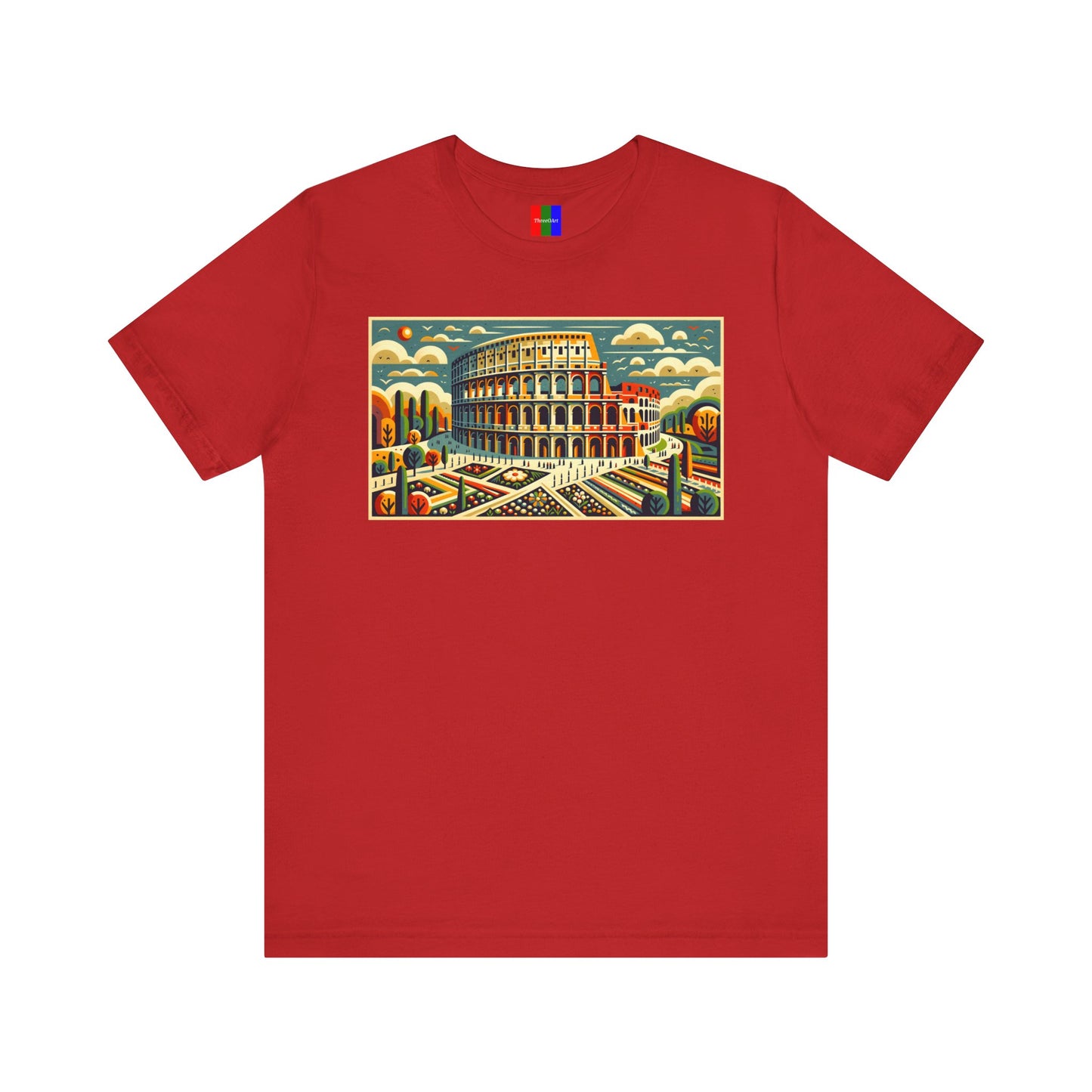 2. Colosseum Rome Italy from Landmarks Collection - Unisex T-shirt