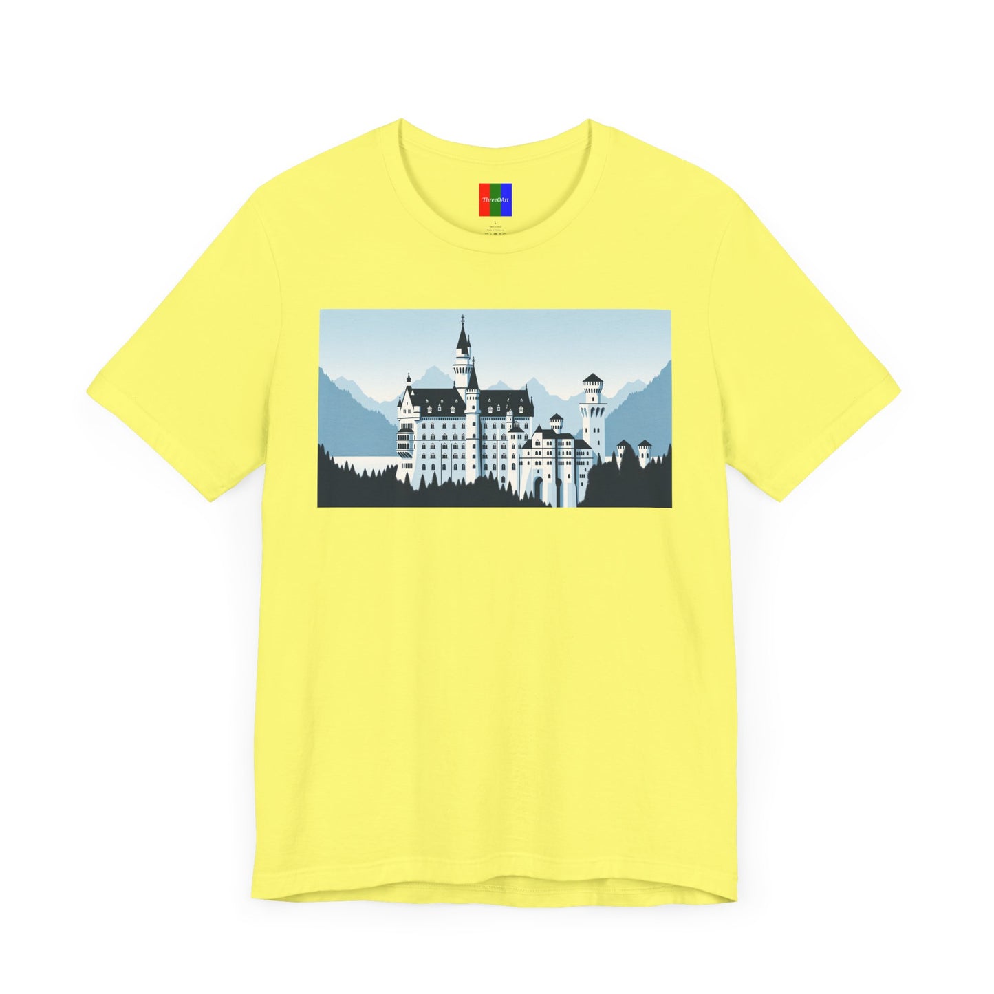 2. Neuschwanstein Castle Germany from Landmarks Collection - Unisex T-shirt