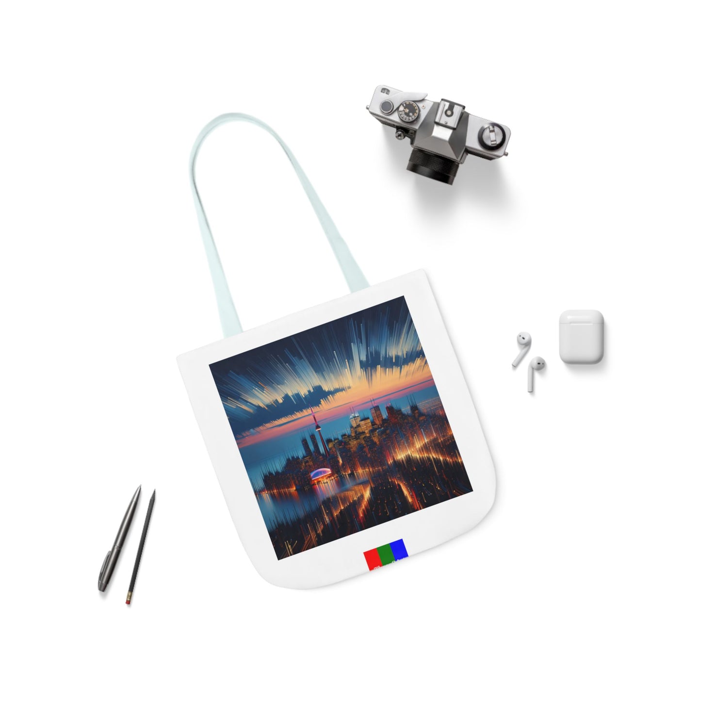 Toronto Flip Canvas Tote Bag