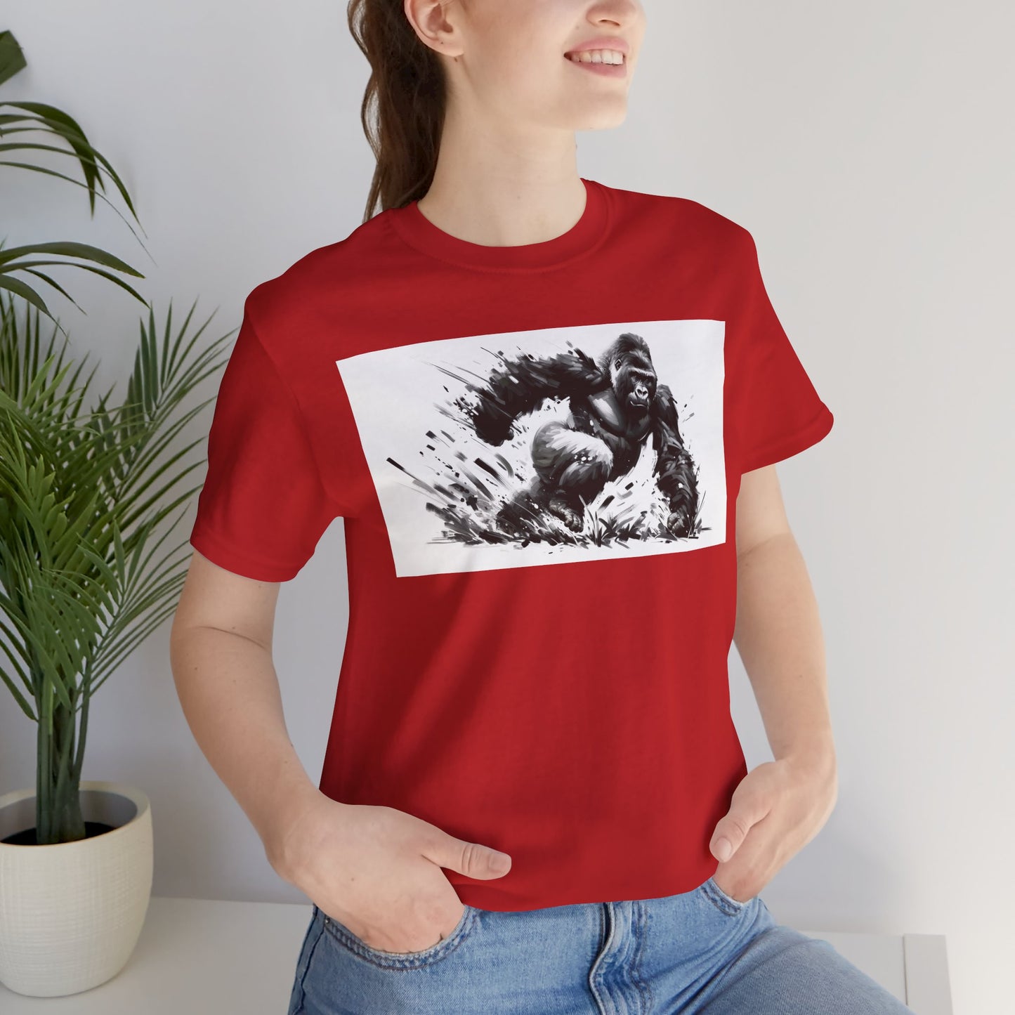 1. Cross River Gorilla From Endangered Species Collection - Unisex T-shirt