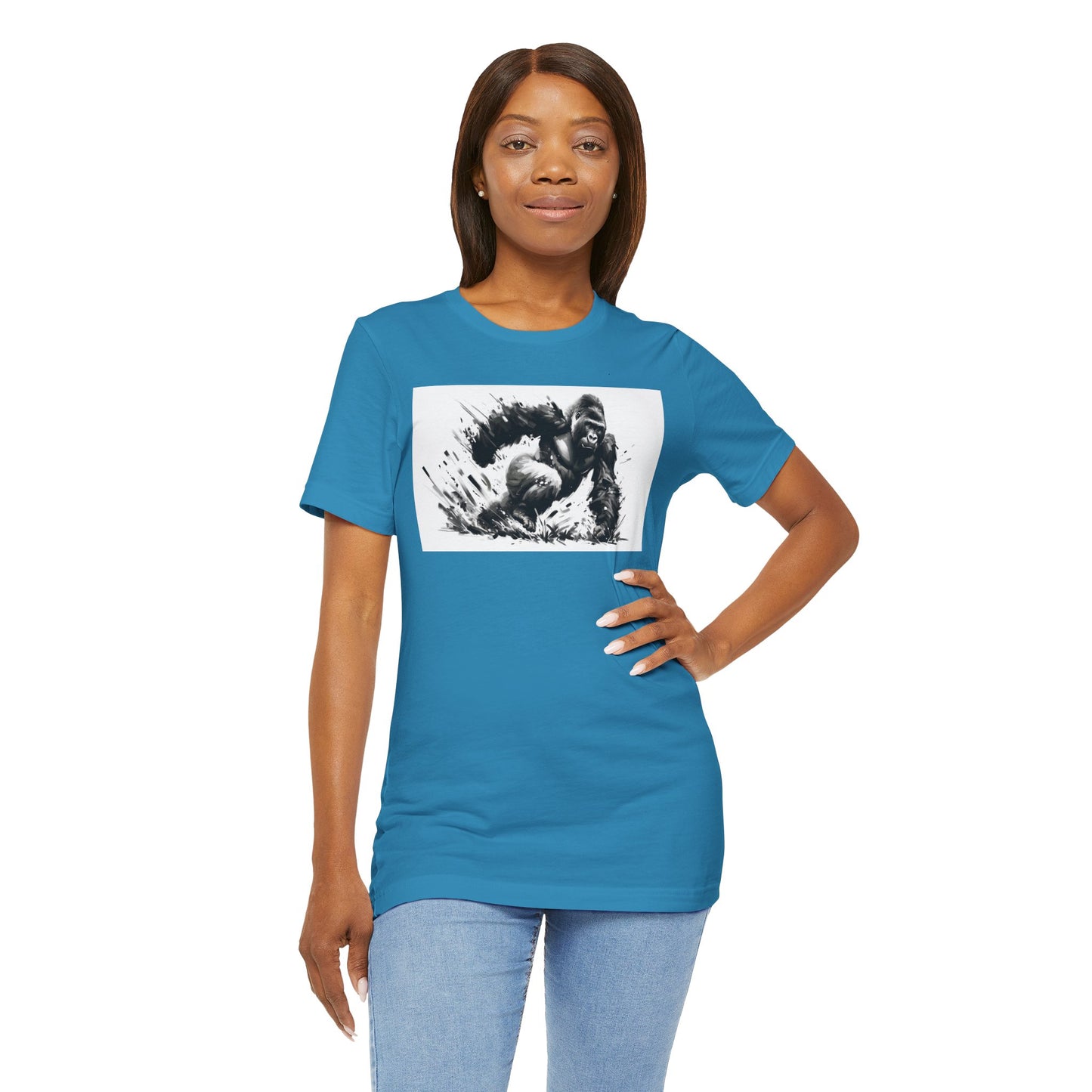 1. Cross River Gorilla From Endangered Species Collection - Unisex T-shirt