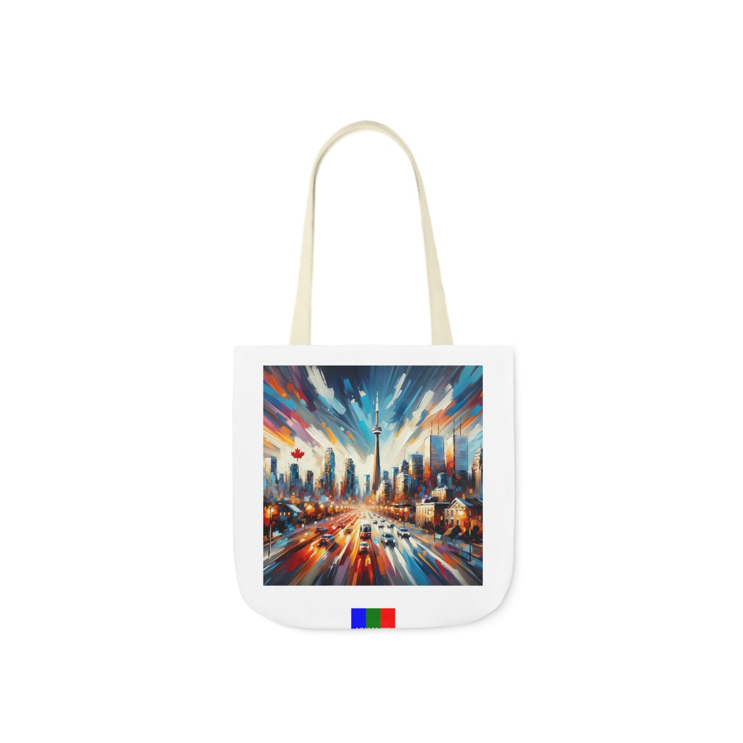 Toronto Flip Canvas Tote Bag