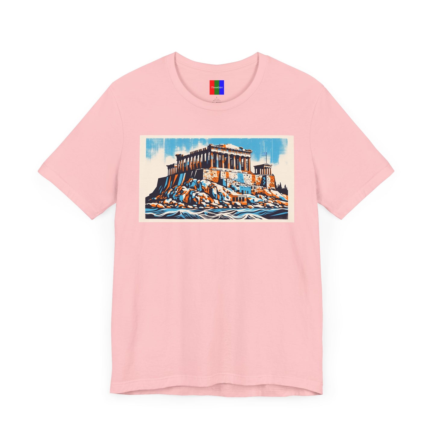 1. Acropolis of Athens Greece from Landmarks Collection - Unisex T-shirt