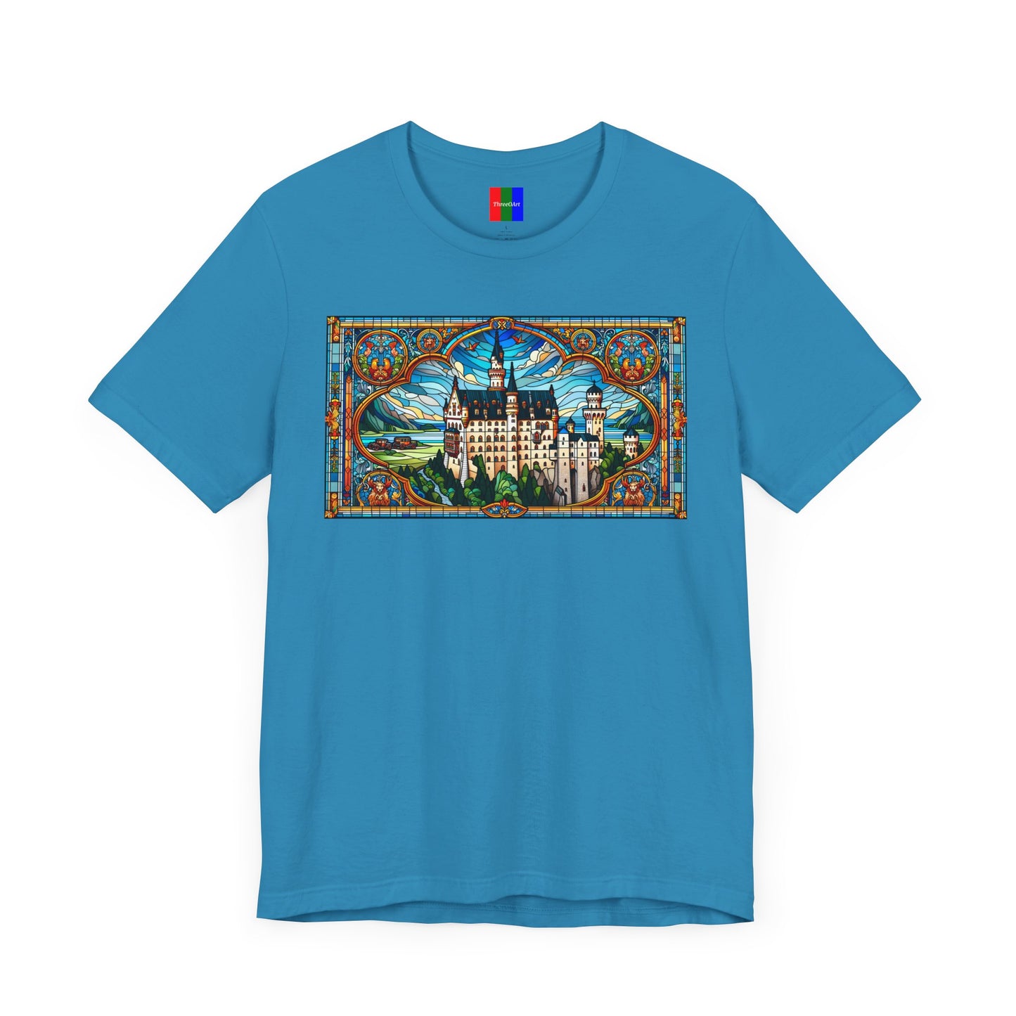 1. Neuschwanstein Castle Germany from Landmarks Collection - Unisex T-shirt