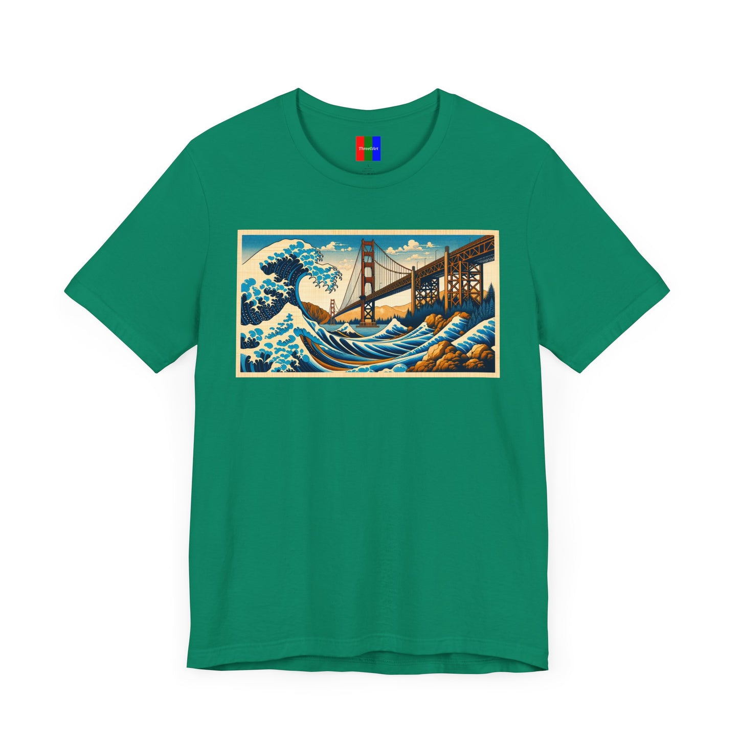 2. Golden Gate Bridge San Francisco USA from Landmarks Collection - Unisex T-shirt