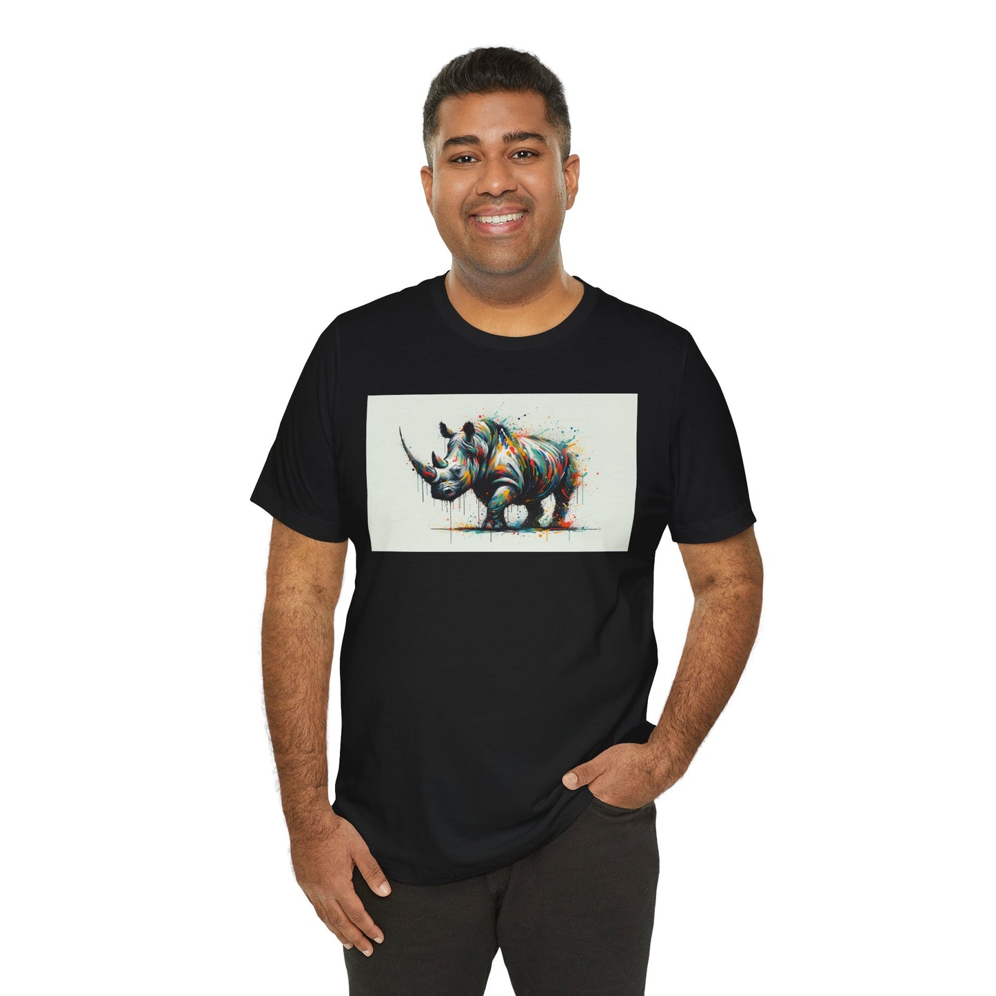 2. Black Rhino From Endangered Species Collection - Unisex T-shirt