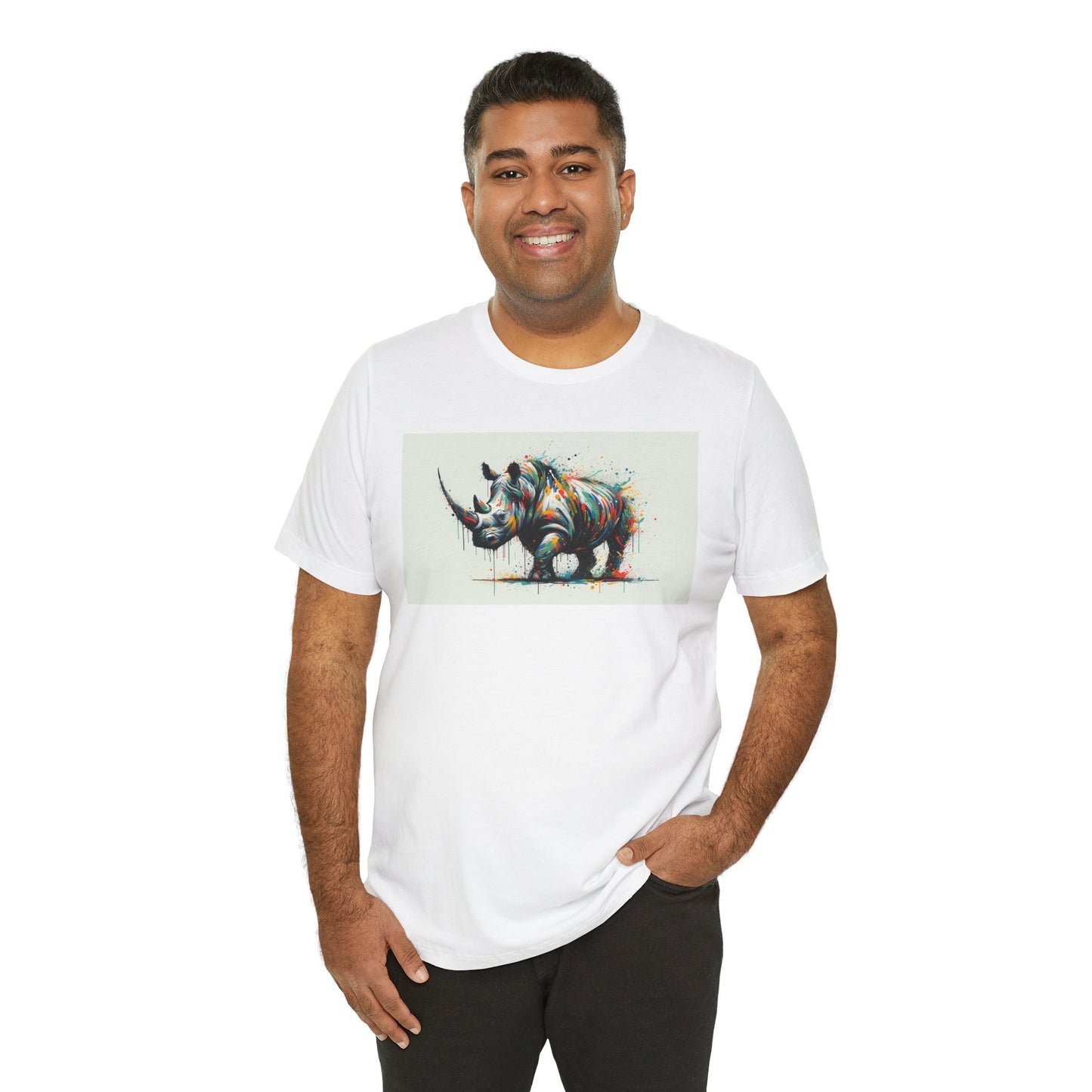 2. Black Rhino From Endangered Species Collection - Unisex T-shirt