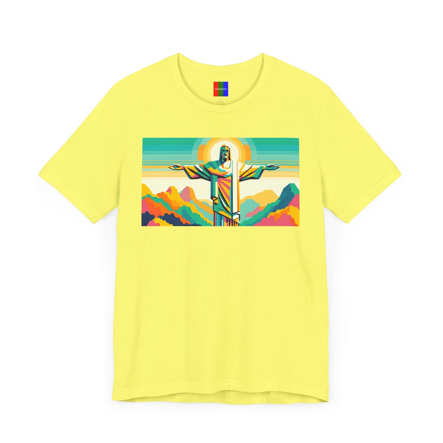 2. Christ the Redeemer Brazil from Landmarks Collection - Unisex T-shirt