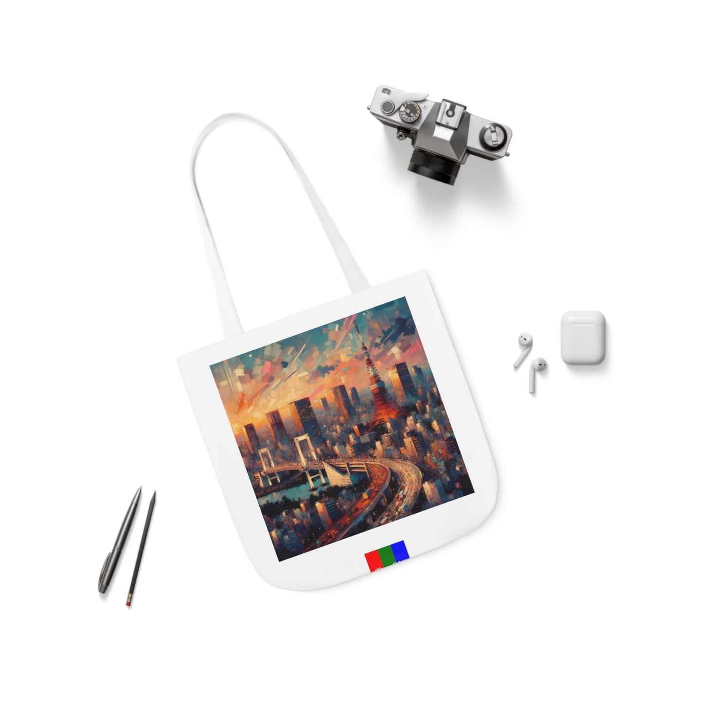 Tokyo Flip Canvas Tote Bag