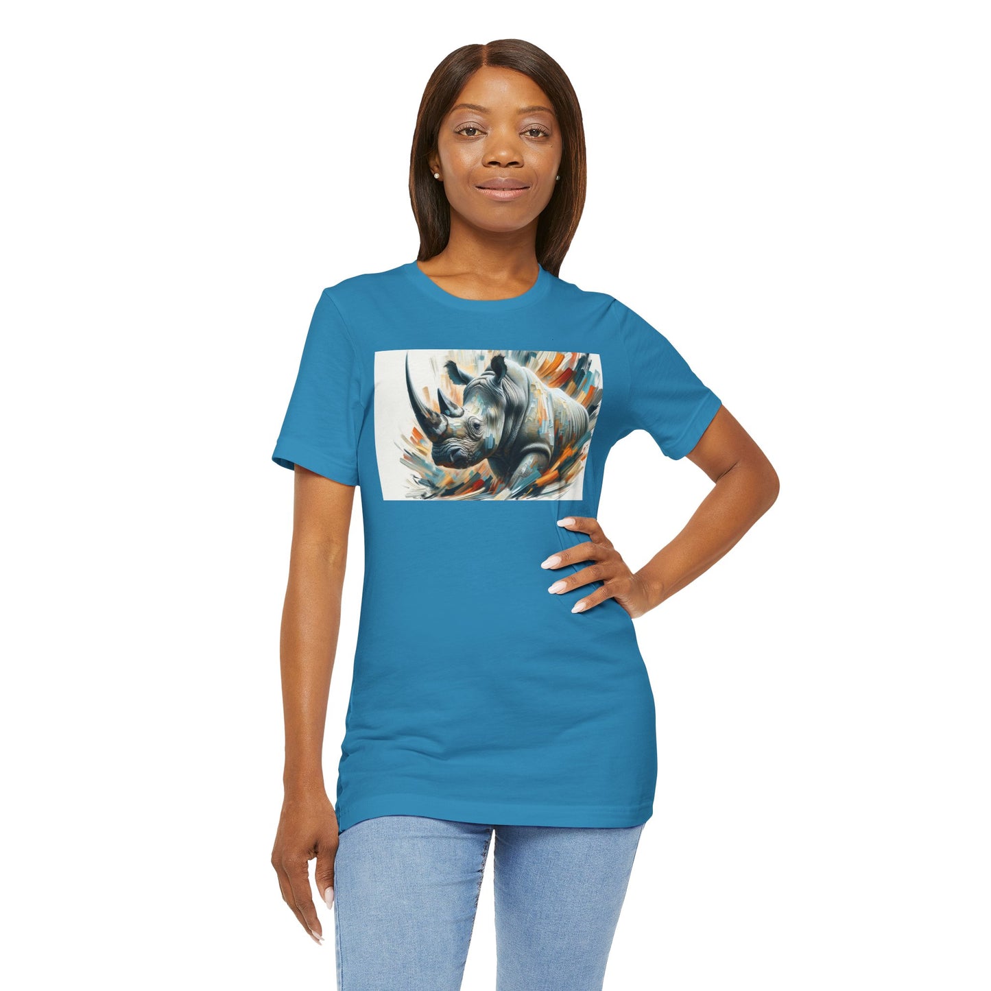 1. Black Rhino From Endangered Species Collection - Unisex T-shirt