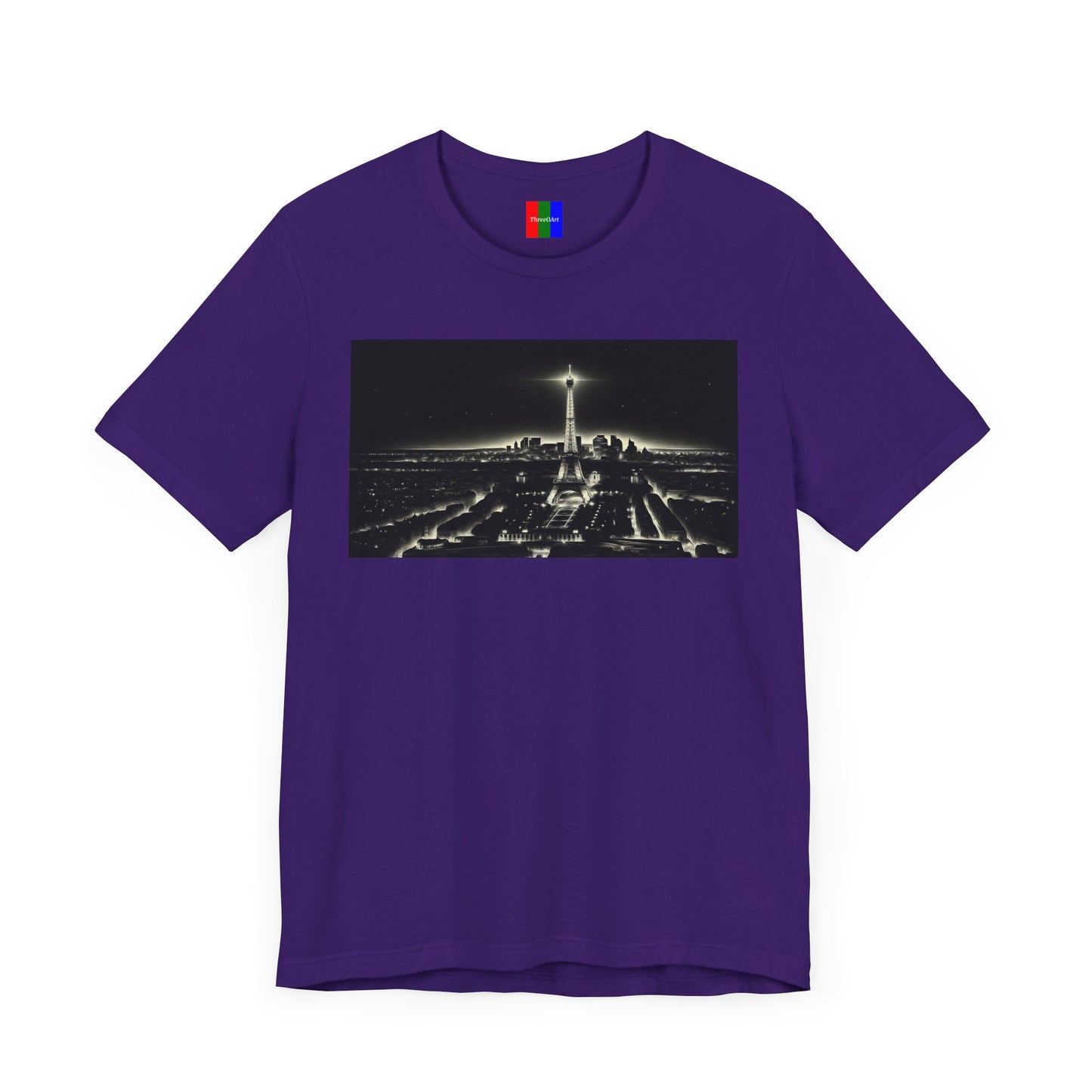 3. Eiffel Tower Paris France from Landmarks Collection - Unisex T-shirt