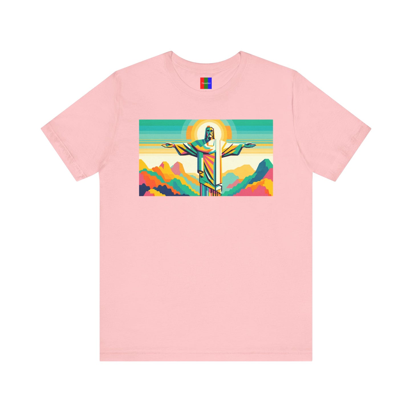 2. Christ the Redeemer Brazil from Landmarks Collection - Unisex T-shirt