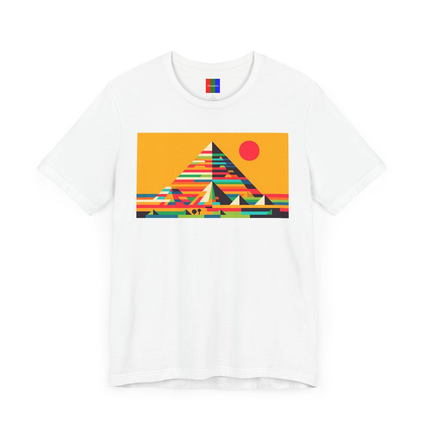 2. The Great Pyramids of Giza Egypt from Landmarks Collection - Unisex T-shirt