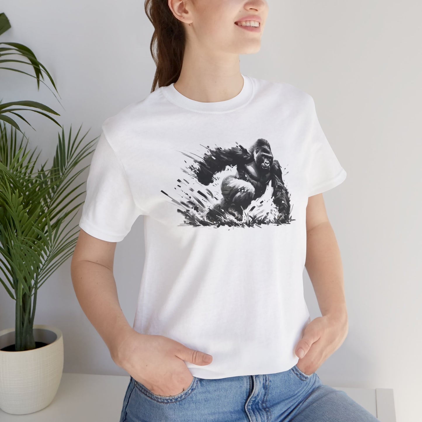 1. Cross River Gorilla From Endangered Species Collection - Unisex T-shirt