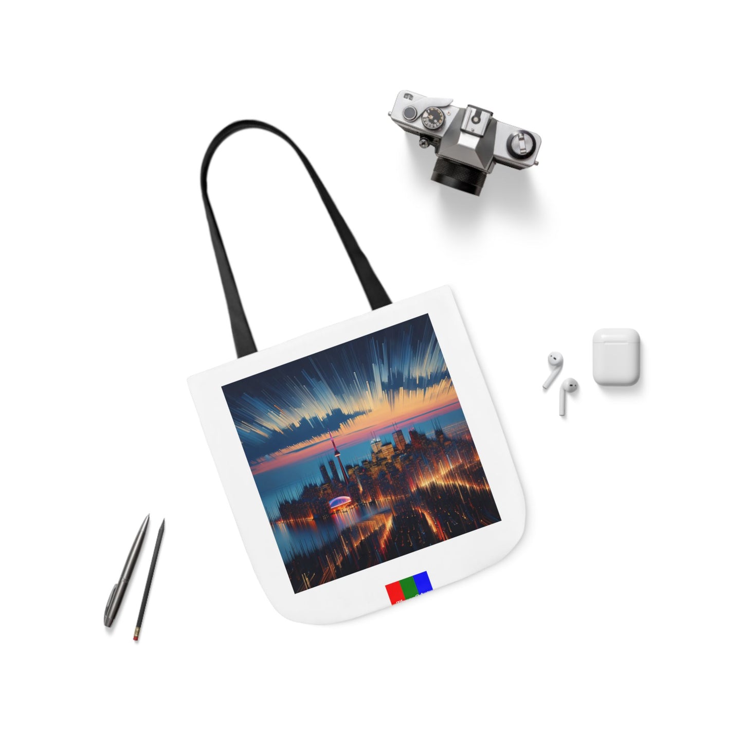 Toronto Flip Canvas Tote Bag