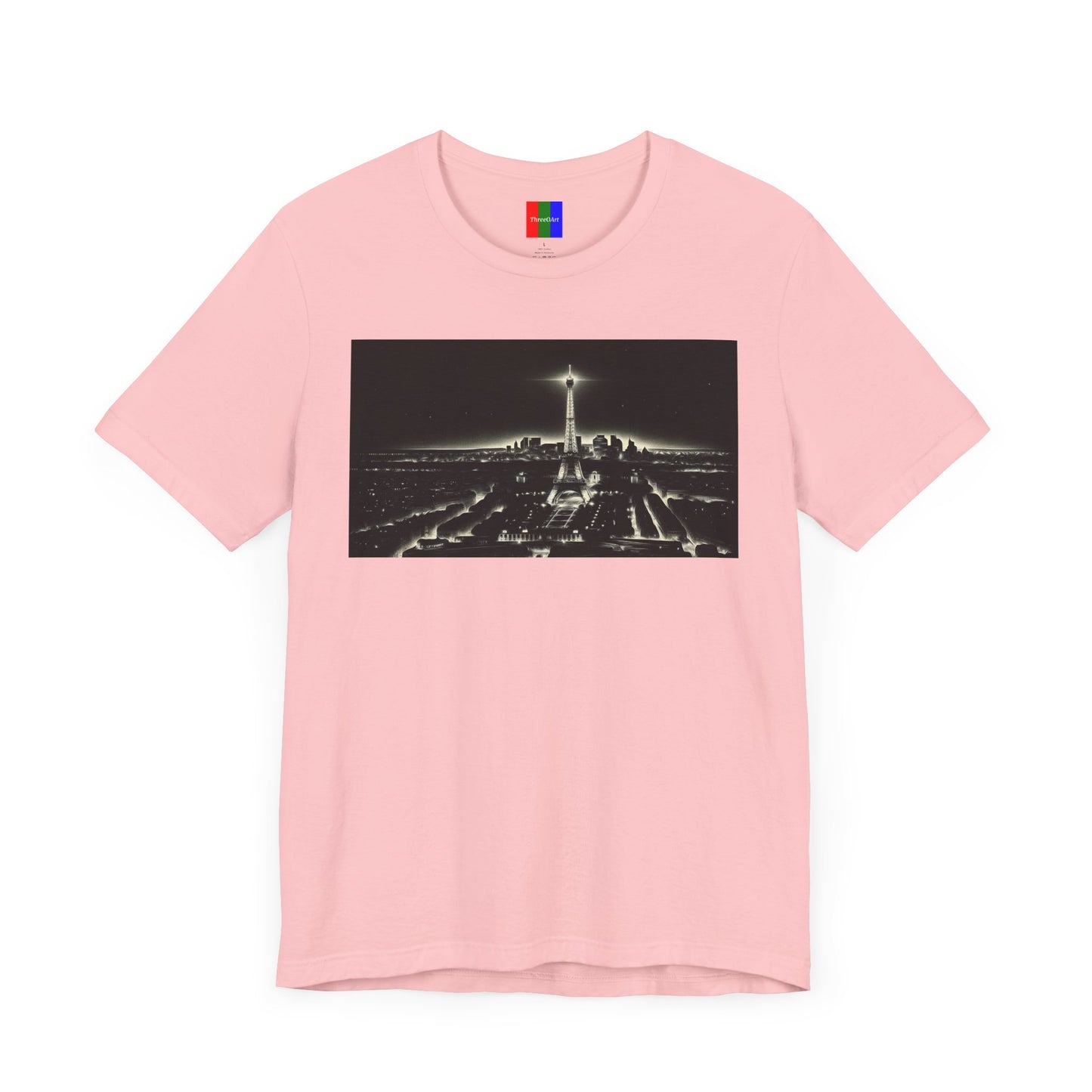 3. Eiffel Tower Paris France from Landmarks Collection - Unisex T-shirt