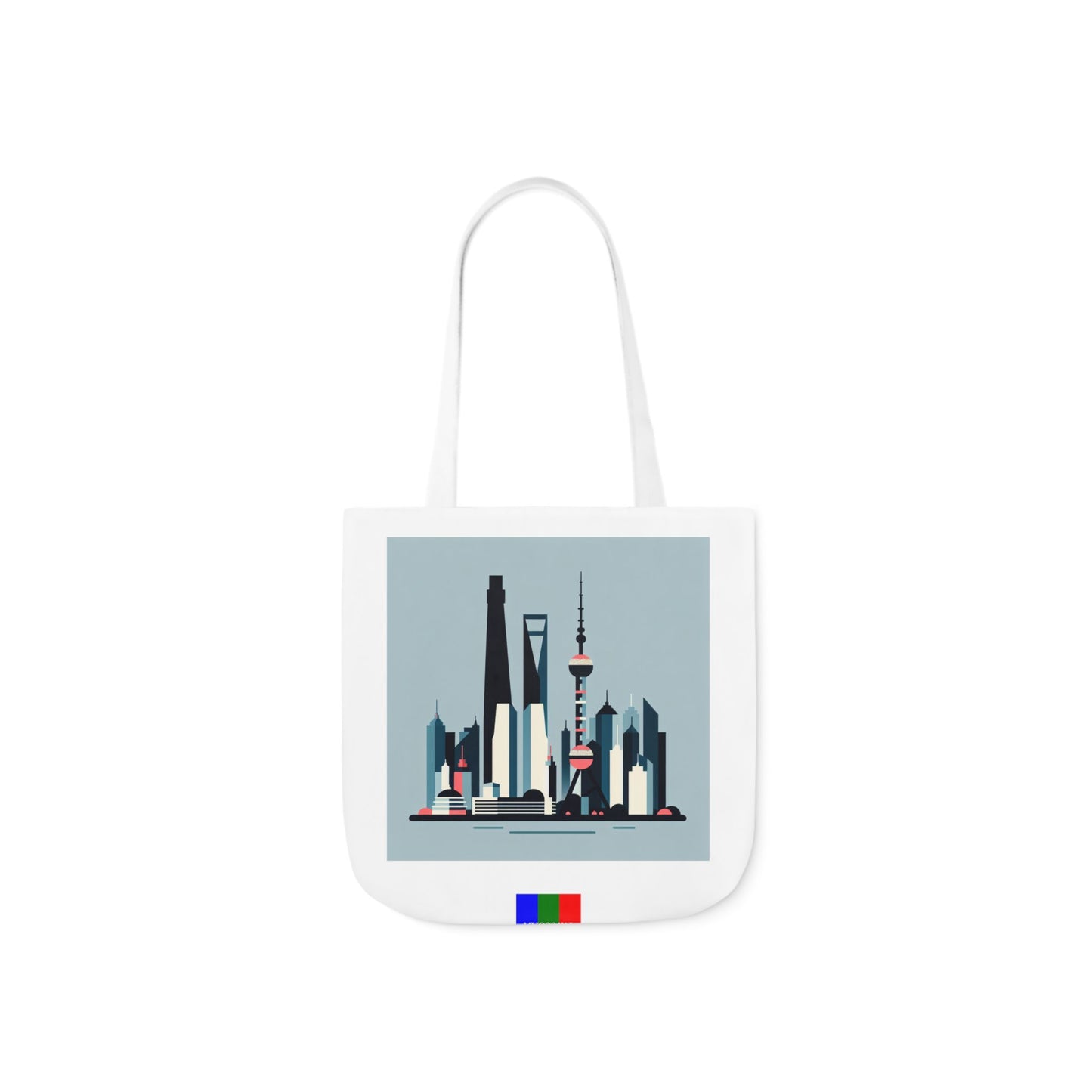 Shanghai Flip Canvas Tote Bag