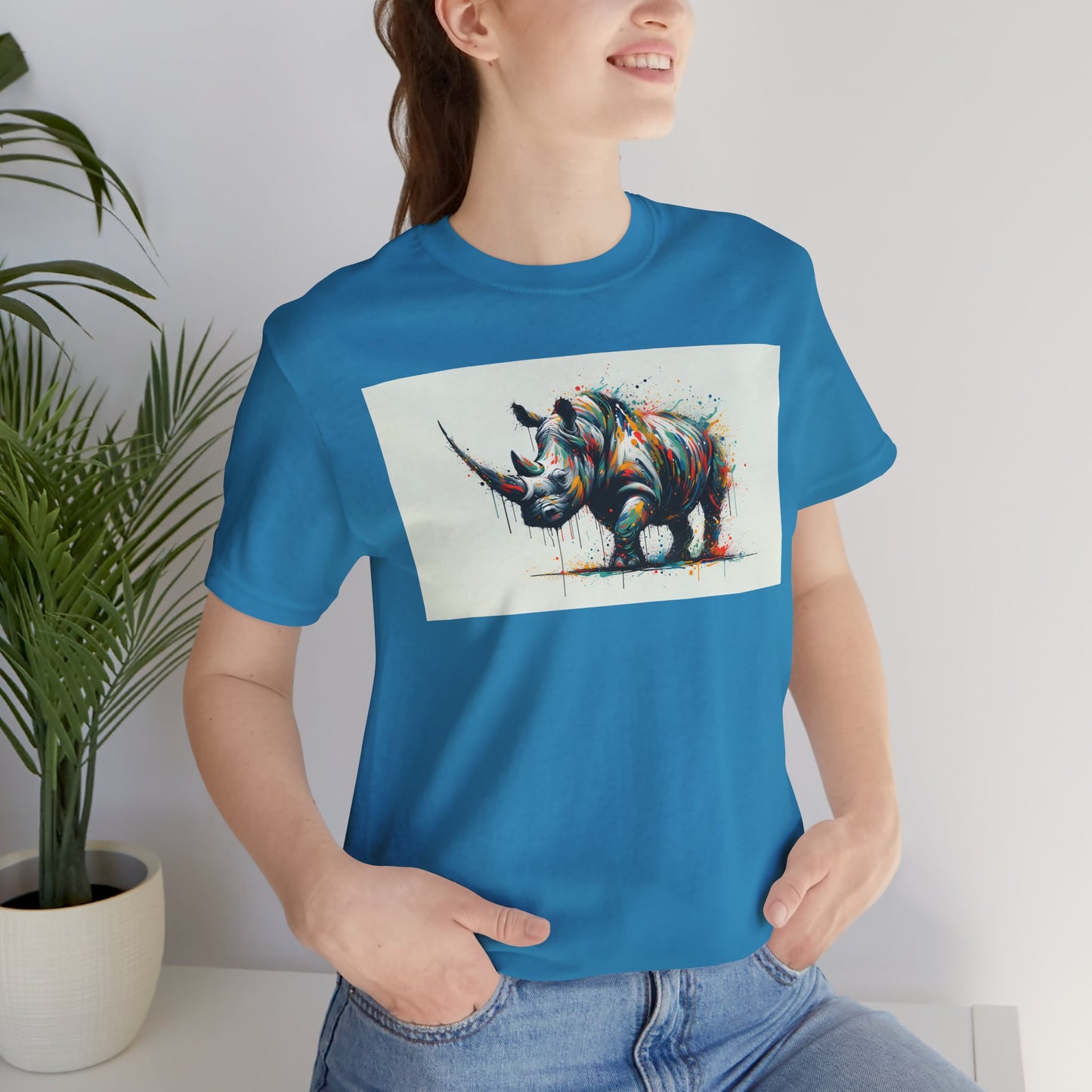 2. Black Rhino From Endangered Species Collection - Unisex T-shirt