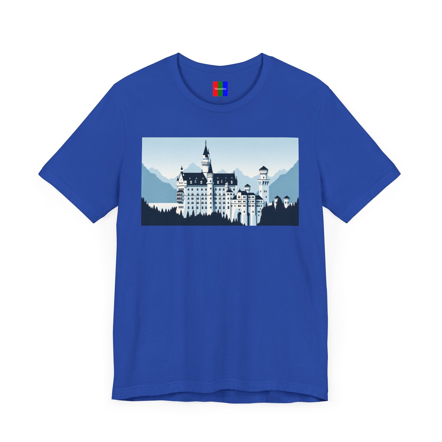 2. Neuschwanstein Castle Germany from Landmarks Collection - Unisex T-shirt