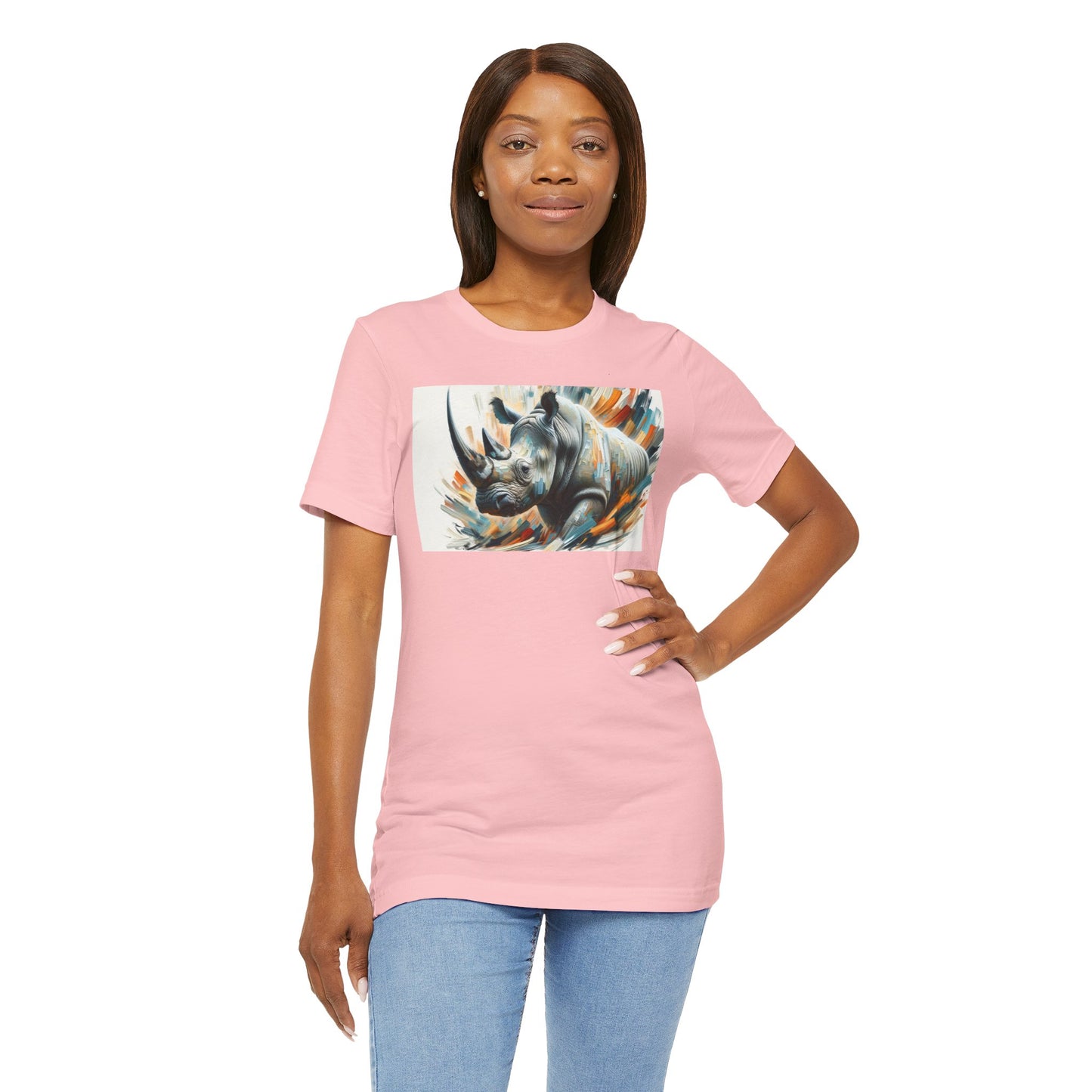 1. Black Rhino From Endangered Species Collection - Unisex T-shirt