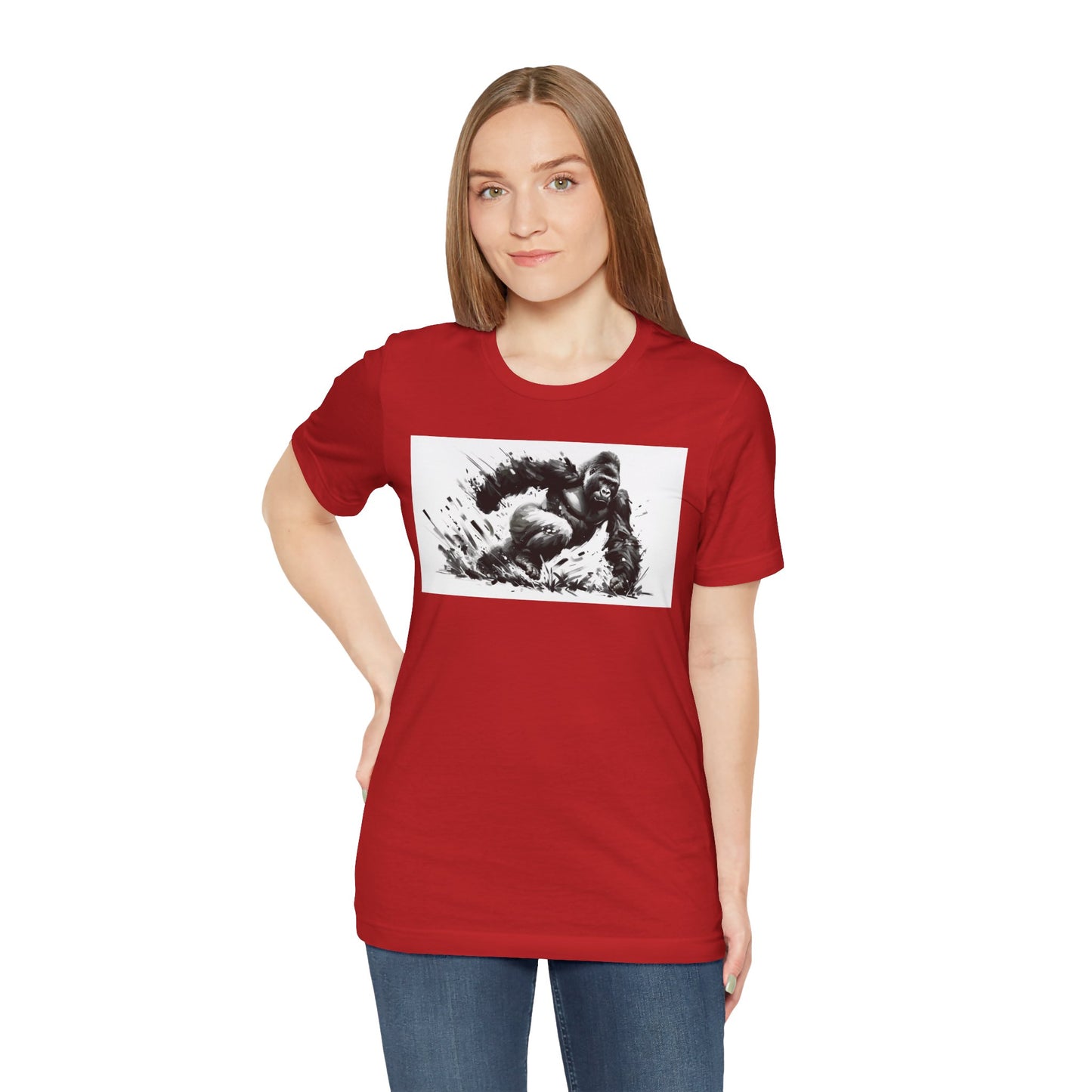 1. Cross River Gorilla From Endangered Species Collection - Unisex T-shirt