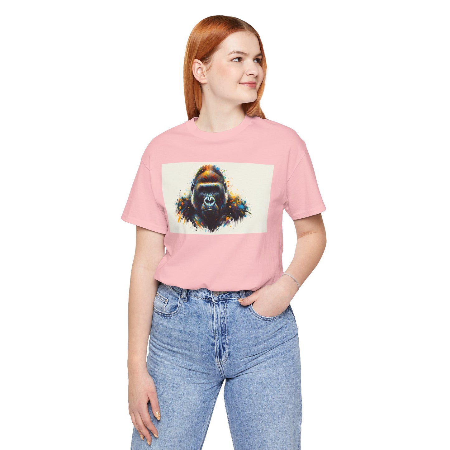 1. Lowland Gorilla From Endangered Species Collection - Unisex T-shirt