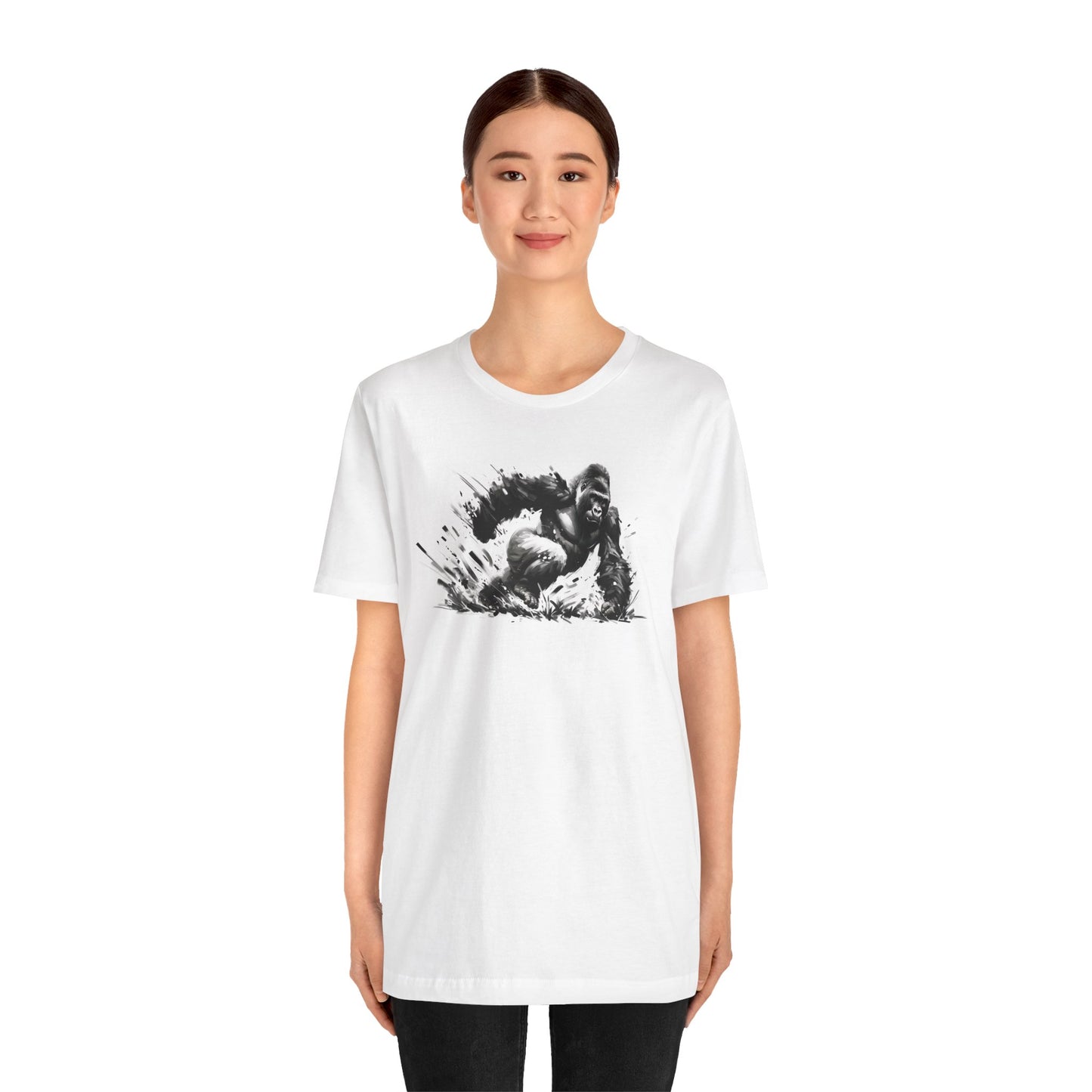 1. Cross River Gorilla From Endangered Species Collection - Unisex T-shirt