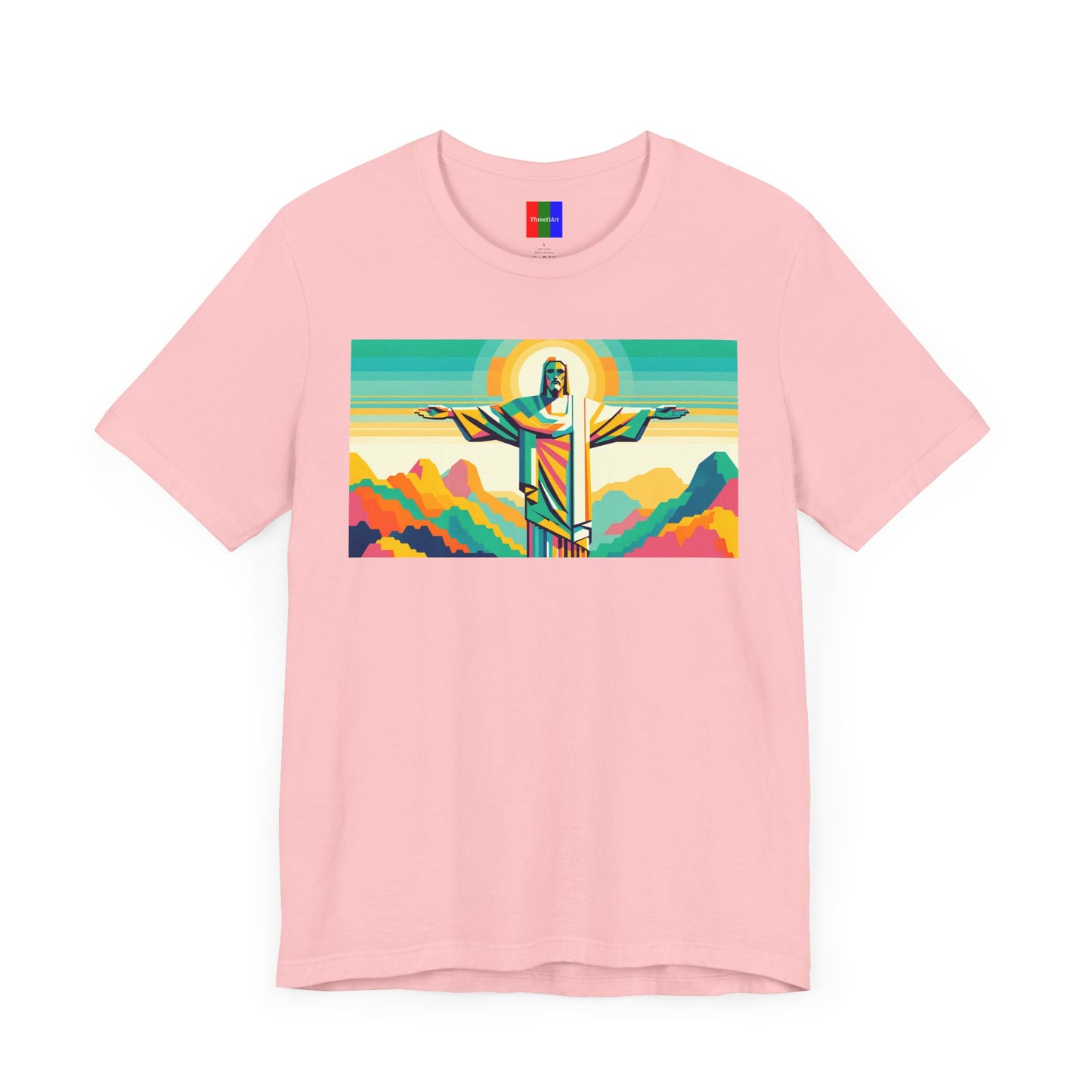 2. Christ the Redeemer Brazil from Landmarks Collection - Unisex T-shirt