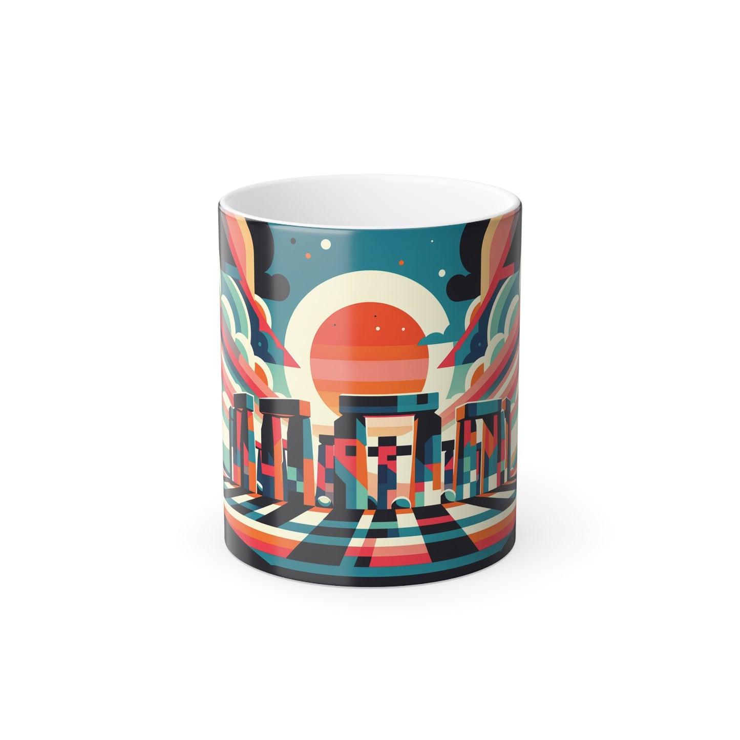 Stonehenge England From Landmarks Collection - Color Morphing Mug 11oz