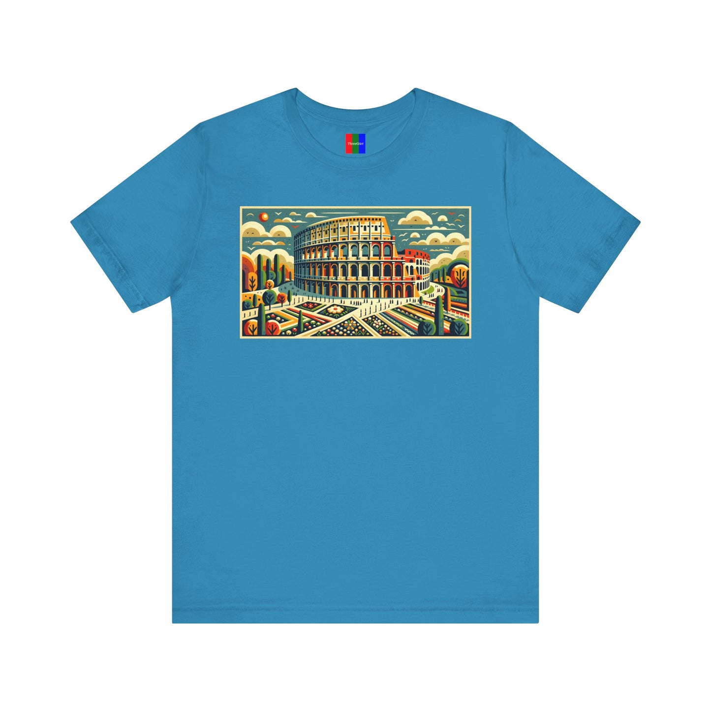 2. Colosseum Rome Italy from Landmarks Collection - Unisex T-shirt