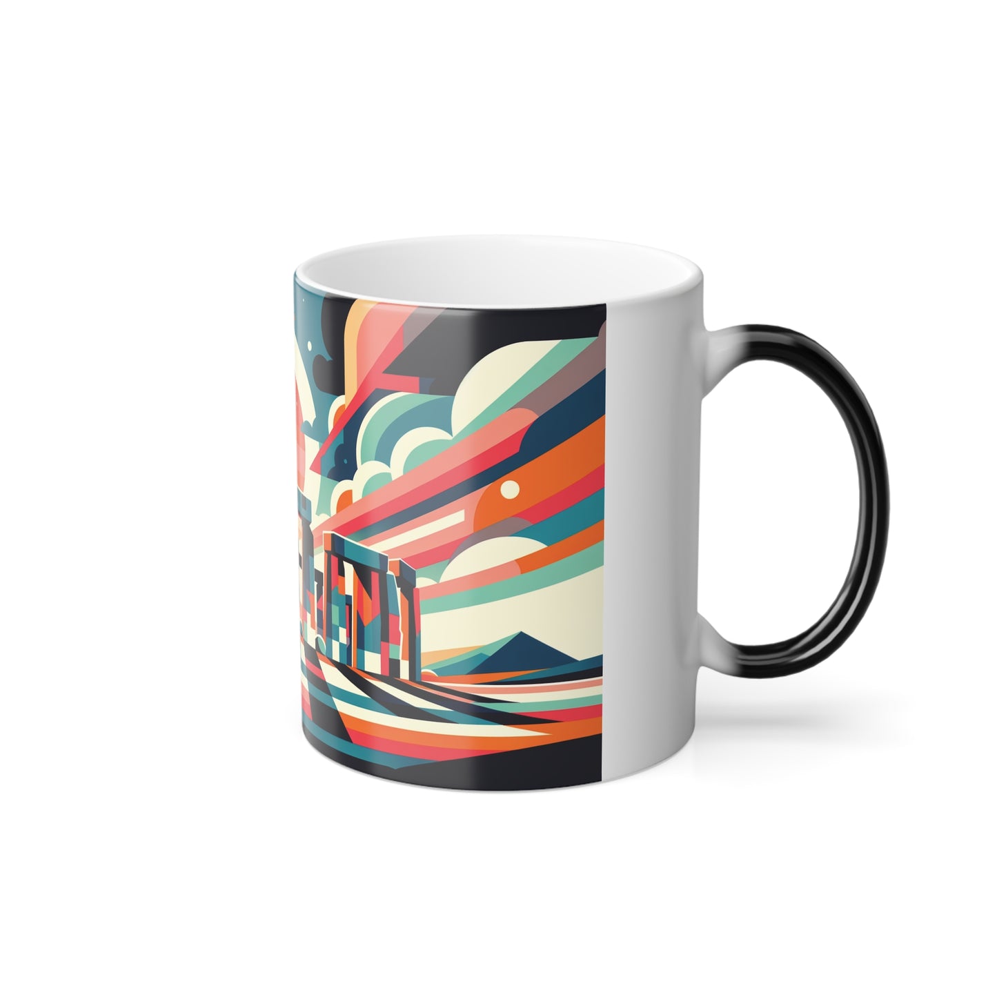 Stonehenge England From Landmarks Collection - Color Morphing Mug 11oz